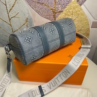 Image 4 of DENIM GETAWAY DUFFEL BAG