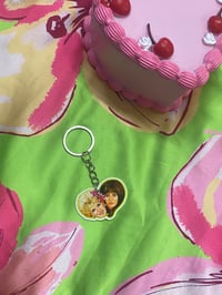 Image 2 of Kath & Kim keychain 