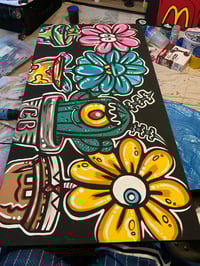 Image 2 of Flower Pots of the Sea Canvas