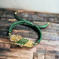Image 1 of San Judas Tadeo Bracelet - Green
