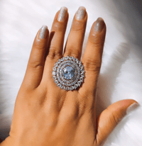 Image 4 of Purnima_American Diamond Adjustable Ring 