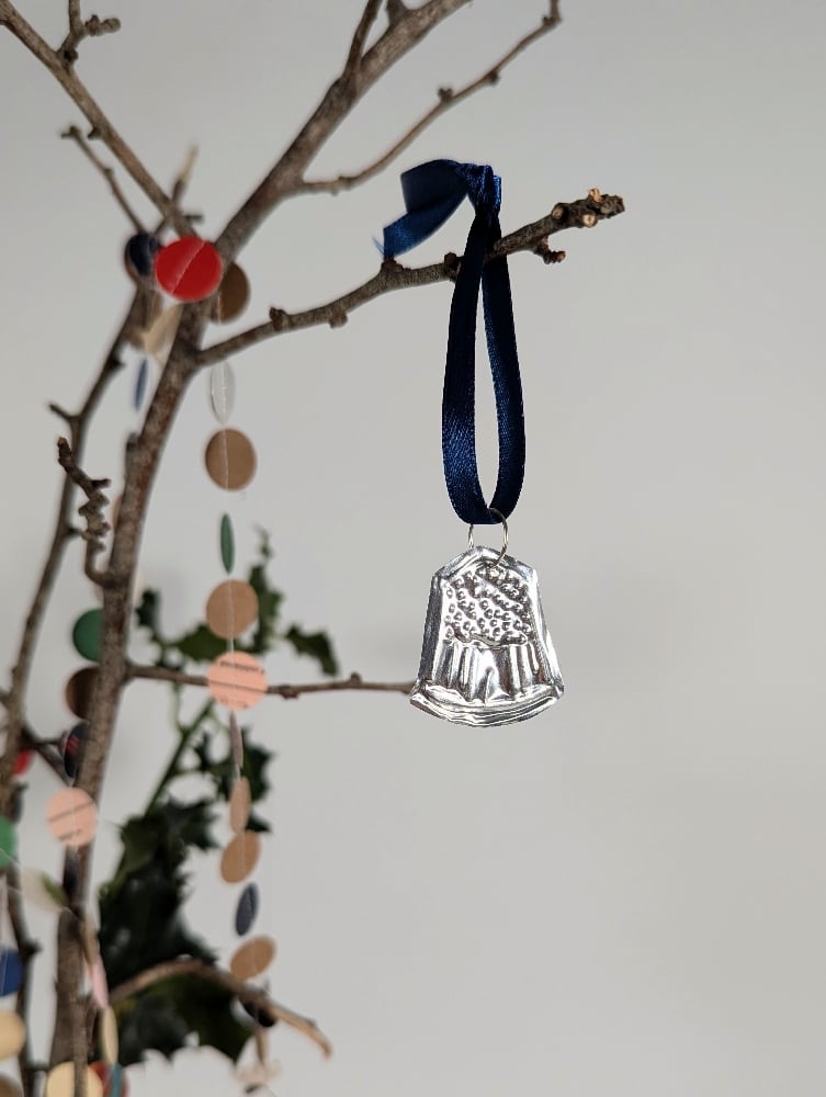 Image of Embossed Tin  decoration