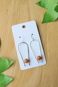 Image 2 of Sterling Silver ‘U’ Earrings (2 pairs)
