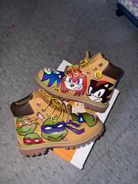 Image 1 of Ninja Turtles x Sonic Timbs ⚡️
