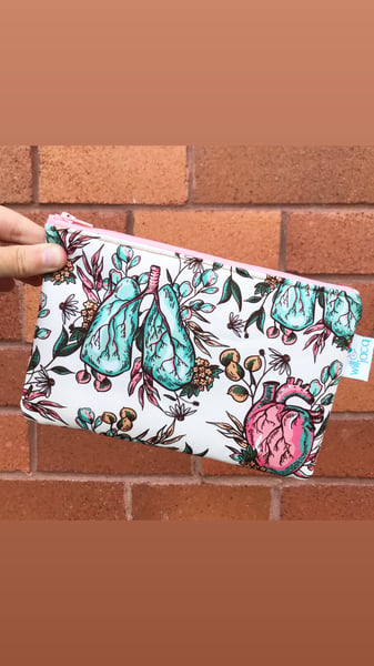 Image of Flat Zipper Pouch/Pencil Case Small - Various 