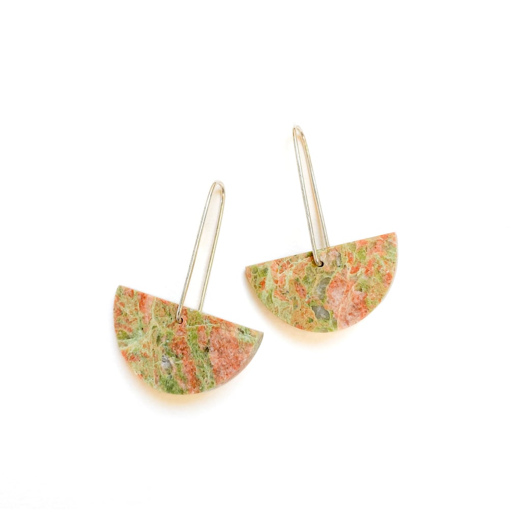 Image of New Mexican Unakite Earrings