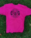 Mind, Body & Sole Heliconia Pink & Black T-shirt