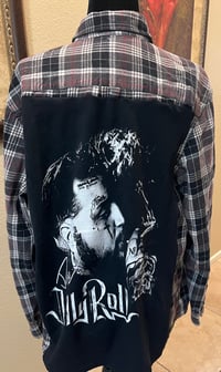Vintage Gray/Black/White Flannel Shirt Jelly Roll