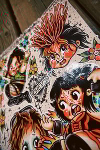 Image 3 of TATTOO FLASH STICKER SHEET