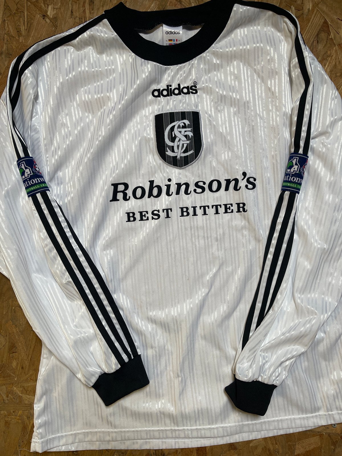 QPR L/S Player Issue Away Football Shirt 1996/97 Adults XL View