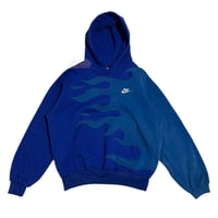 Image 5 of (L-XL Boxy) Nike Hoodie Flameside “DragoLue" 651
