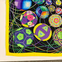 Image 5 of Hermès Cashmere Shawl "L'Art du Tamari" by Nathalie Vialars 140cm