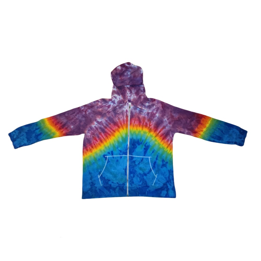 Image of XXL Rainbow hoodie unisex 