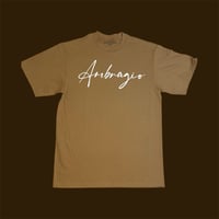 Image 3 of Custom Font Tee - Tan 