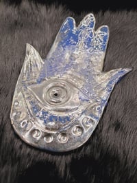 Image 3 of Hamsa Incense Burner Sapphire