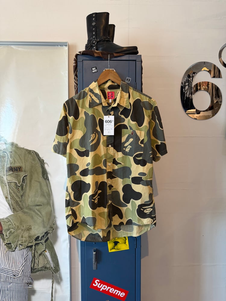 Image of Bape 2000s ABC Camo Button Up