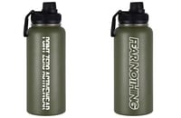 Khaki 1L Double Wall Insulated Bottle