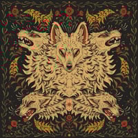 Image 5 of Wolves & Wildflowers V.2 Tapestry