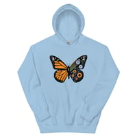 Image 7 of Unisex Hoodie “Monarch Butterfly Travels”