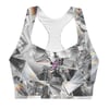 "Diamonds r 4ever" Sports Bra