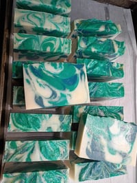 Image 2 of "blackberry dahlia" soap bar