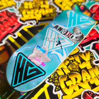 Image 2 of 33mm Squared Nose Street(KING) Cold Sensitive Color-shift "Holy Angel 2.0" Real Wear Graphic