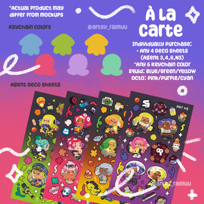 🍋 AGENT INKADIA Souv3nir ~ À LA CARTE MERCH