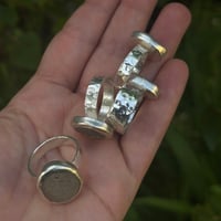 Image 4 of Beach pebble rings