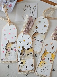 Image 1 of Original cat bookmark