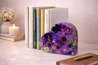 Image 3 of Blossom Heart Resin Book Holder