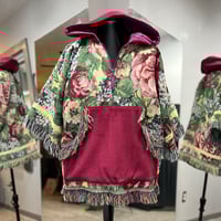 Image 2 of Rose Floral Throw Hoodie