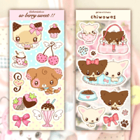 Image 1 of berry sweet & chiwowas sticker sheets
