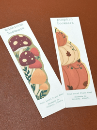 Image 1 of Mushroom, Pumpkin - Sprouting Bookmark