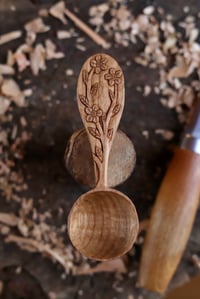 Image 1 of Wild flower Coffee Scoop 