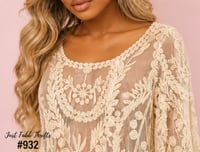 Image 5 of Medium TWFS Co. Net top #932*10 (Gently Used)