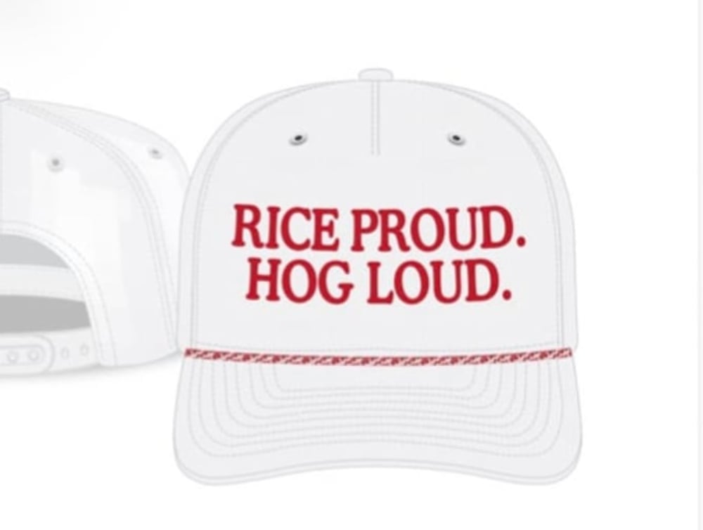 Collegiate Cap - Rice Proud. Hog Loud.