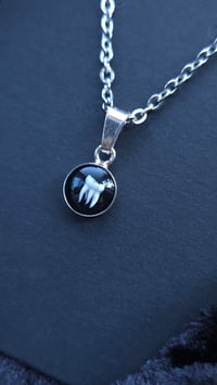 Image 2 of Sterling silver squirrel tooth Necklace