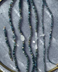 Image 2 of HORIZONS-labrodorite + 4 tibetan quartz