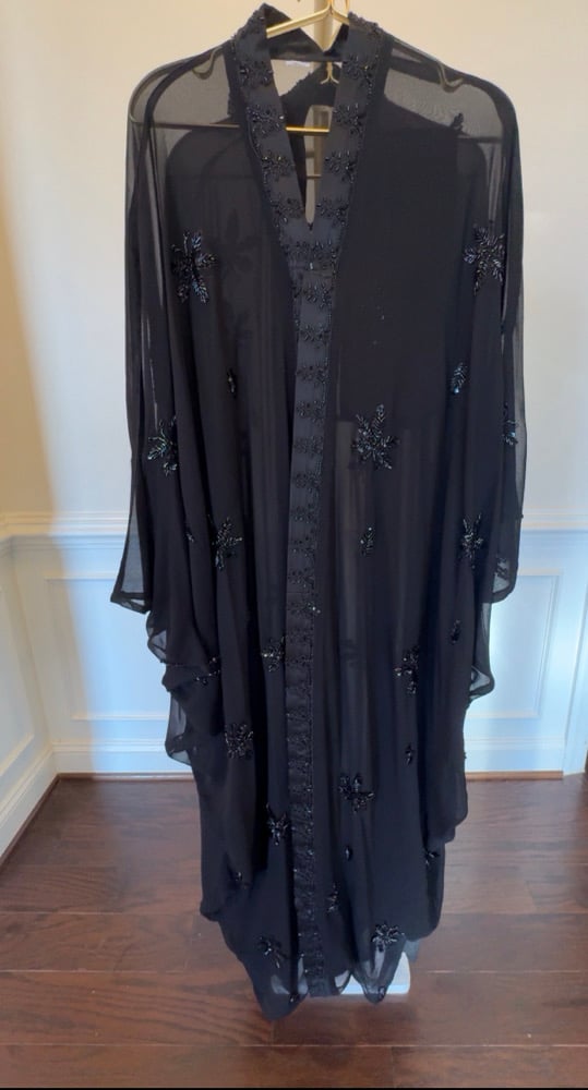 Image of Beaded Flower Overlay 