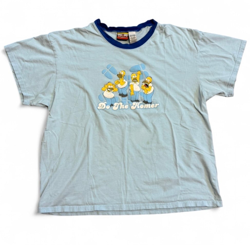 Image of 2000s The Simpson’s “Do The Homer” Graphic Tee (L)