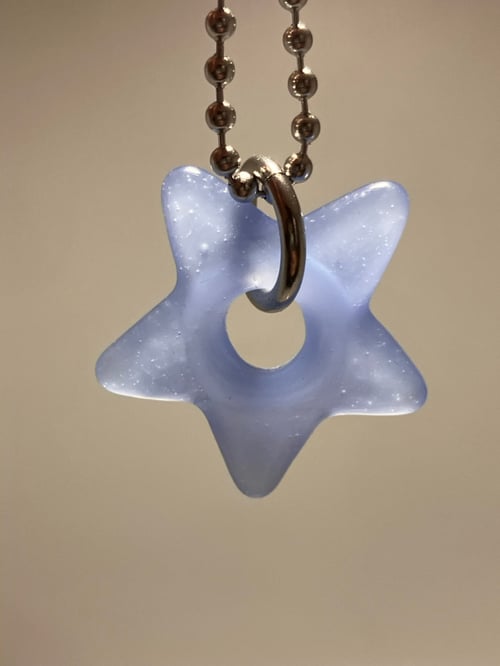 Image of milky blue star 