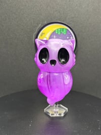Image 1 of Ghost Kitty (purple swirl GITD)