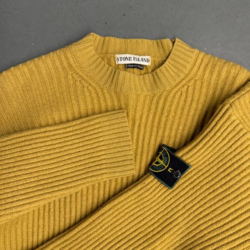 Image of AW 1997 Stone Island Knitted Wool Sweatshirt, size small