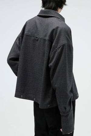 Image of EQUALNEAR - Dawn Shirt Jacket (Grey)