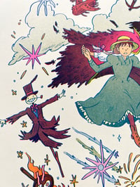 Image 4 of Large Howl's Moving Castle Print