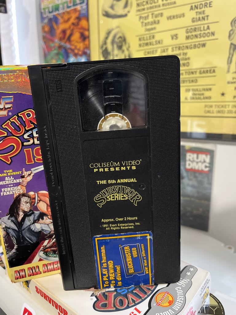 wwf survivor series 93 vhs (rare)  Image 3