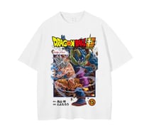Dragonball graphic print t-shirt Ultra Instinct Goku/Moro