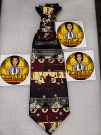 Custom Necktie Red Love w Pearl pop