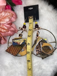 Image 3 of Tender Treasures large hoop earrings 