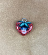 Image 5 of Strawberry Hearts - Gold and Platinum lustre options